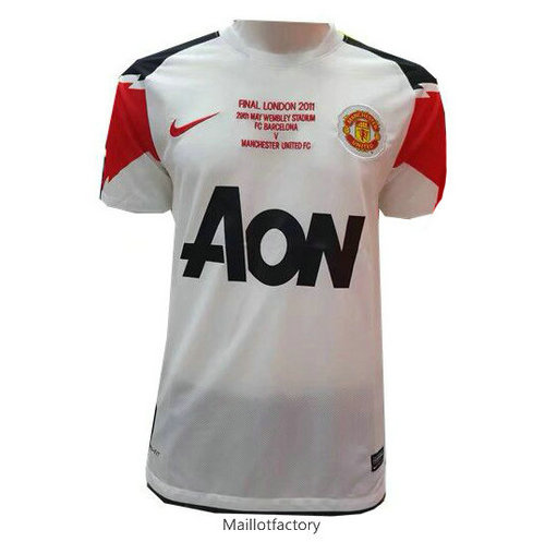 Nouveaux Retro Maillot du Manchester United 2011 Exterieur