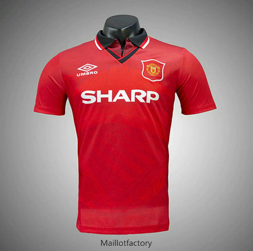 Soldes Retro Maillot du Manchester United 1994-1996 Domicile