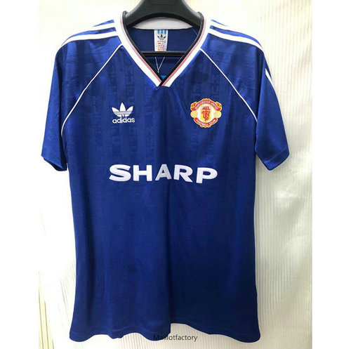 Flocage Retro Maillot du Manchester United 1988 Third