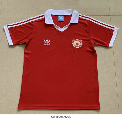 Flocage Retro Maillot du Manchester United 1980 Domicile