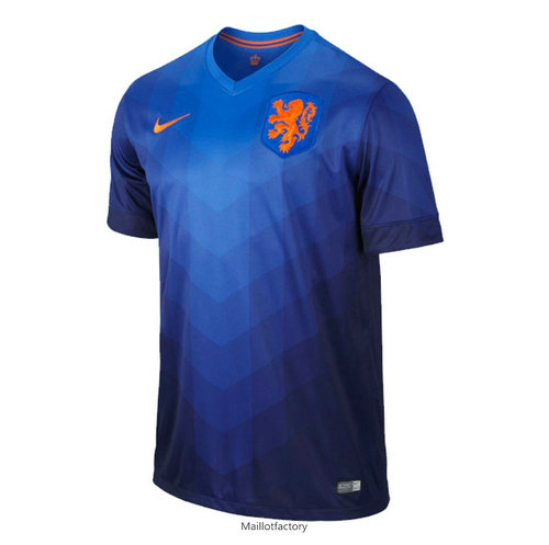 Pas cher Retro Maillot du Pays-Bas 2014 Exterieur