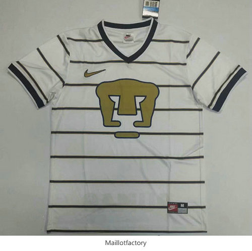 Soldes Retro Maillot du Pumas Blanc 1997