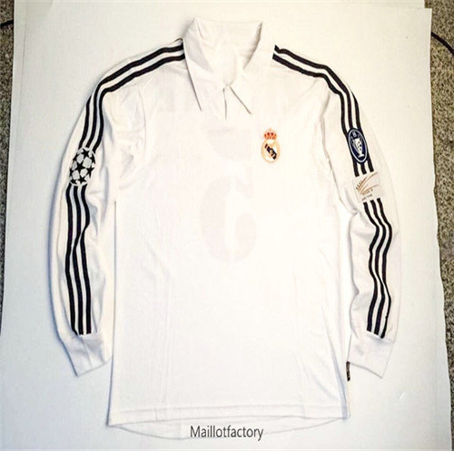 Achat Retro Maillot du Real Madrid 2002-03 Manche Longue