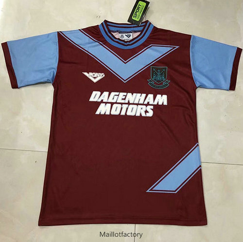 Soldes Retro Maillot du West Ham United 1993-94 Domicile