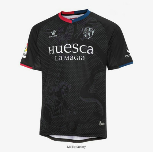 Pas cher Maillot du Huesca 2019/20 Third Noir