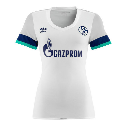 Nouveaux Maillot du Schalke 04 Femme 2019/20 Exterieur