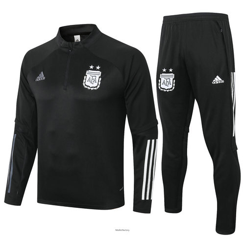 Achat Survetement Argentine 2020/21 Noir sweat zippé