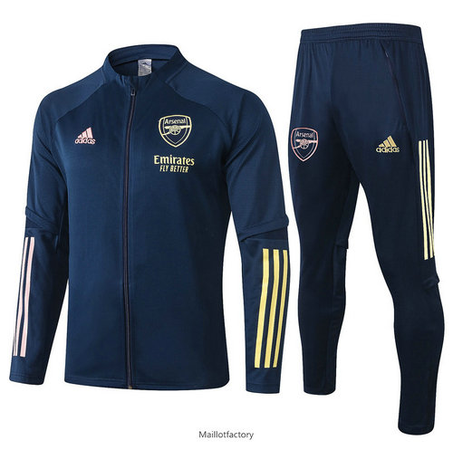 Nouveaux Veste Survetement Arsenal 2020/21 Bleu Marine