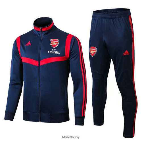 Flocage Veste Survetement Arsenal 2019/20 Bleu Marine/Rouge bande