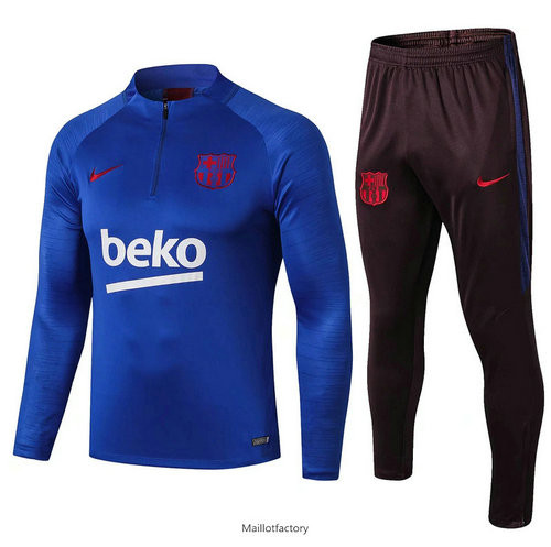 Prix Survetement Barcelone 2019/20 beko Bleu Sweat Zippe