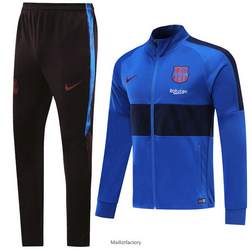 Flocage Veste Survetement Barcelone 2019/20 Bleu/Noir