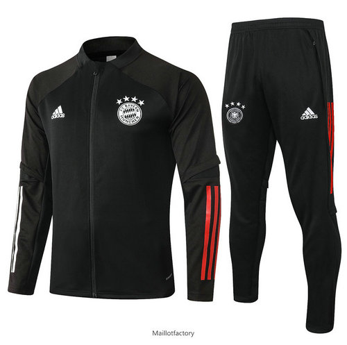 Nouveaux Veste Survetement Bayern Munich 2020/21 Noir