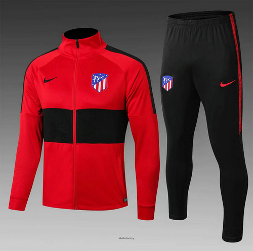 Achat Veste Survetement Enfant Atletico Madrid 2019/20 Rouge/Noir