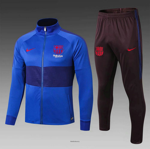 Achetez Veste Survetement Enfant Barcelone 2019/20 Bleu