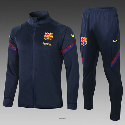 Achetez Veste Survetement Enfant Barcelone 2020/21 Bleu Marine