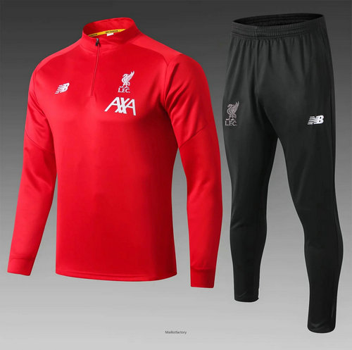 Vente Survetement Enfant Liverpool 2019/20 Rouge/Noir