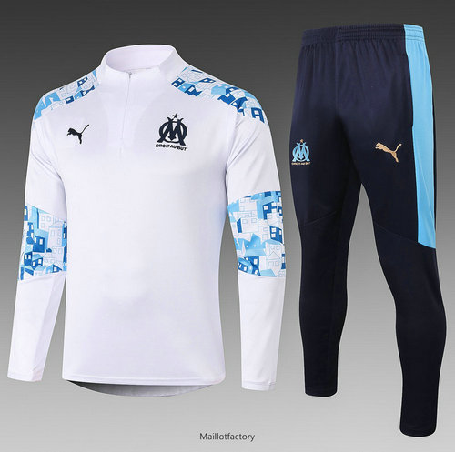 Achetez Survetement Enfant Marseille 2020/21 Enfant Blanc