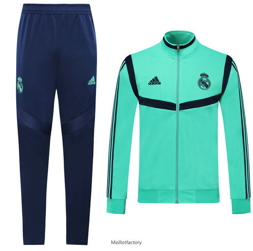 Soldes Veste Survetement Enfant Real Madrid 2019/20 Vert