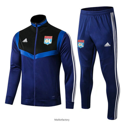 Achetés Veste Survetement Lyon 2019/20 Bleu Marine Col Haut