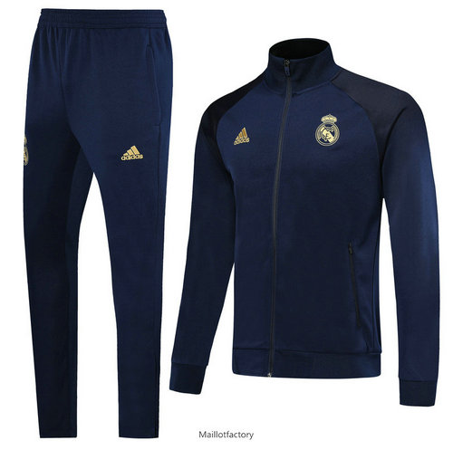 Prix Veste Survetement Real Madrid 2019/20 Bleu Marine