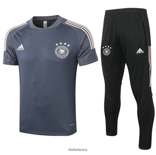 Achetez Kit d'entrainement Maillot Allemagne 2020/21 Gris Foncé