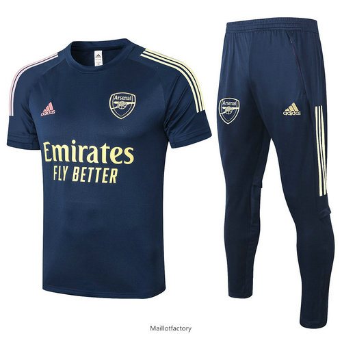 Pas cher Kit d'entrainement Maillot Arsenal 2020/21 Bleu Marine