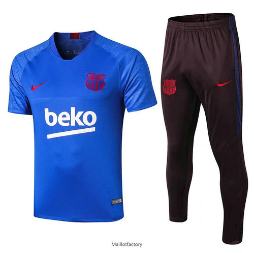 Nouveaux Kit d'entrainement Maillot Barcelone 2019/20 Bleu