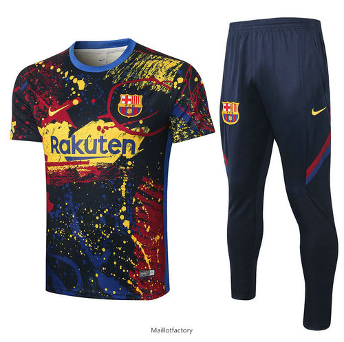 Prix Kit d'entrainement Maillot Barcelone 2020/21 Vert noirâtre