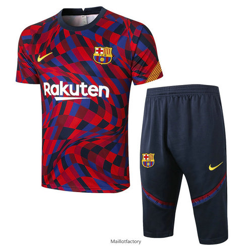 Flocage Kit d'entrainement Maillot Barcelone 3/4 2020/21 Violet/Rouge Rayon