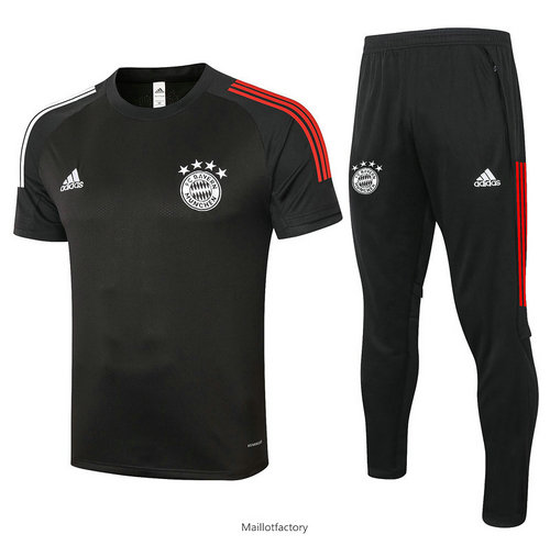 Prix Kit d'entrainement Maillot Bayern Munich 2020/21 Noir