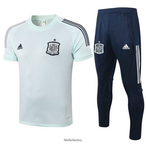 Vente Kit d'entrainement Maillot Espagne 2020/21 Vert Clair