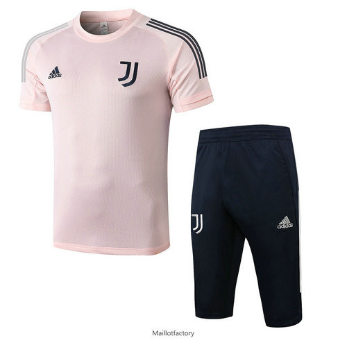 Vente Kit d'entrainement Maillot Juventus 3/4 2020/21 Rose