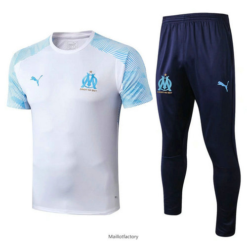 Vente Kit d'entrainement Maillot Marseille 2019/20 Blanc