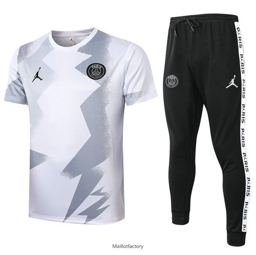 Vente Kit d'entrainement Maillot PSG 2020/21 Blanc