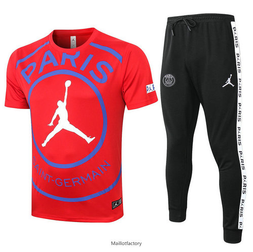 Achat Kit d'entrainement Maillot PSG Jordan 2020/21 Rouge