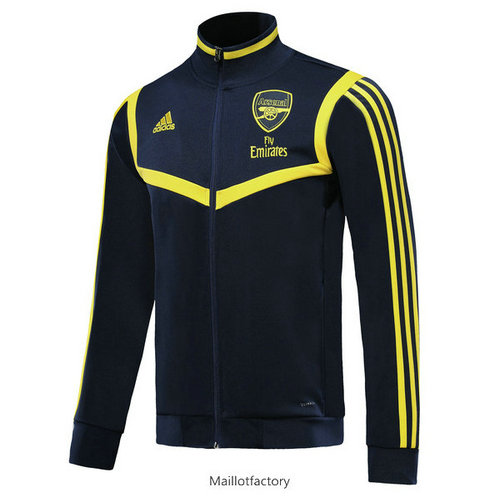 Nouveaux Veste Arsenal 2019/20 Bleu Marine/Jaune Col Haut