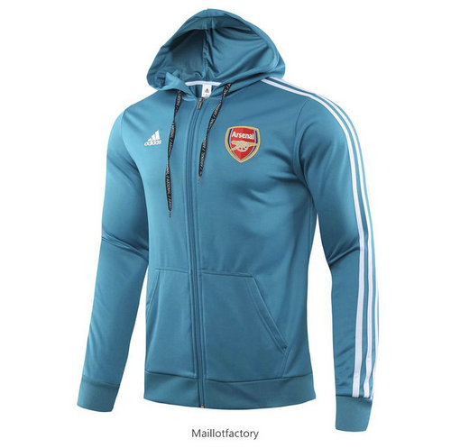 Prix Veste a Capuche Arsenal 2019/20 Bleu Clair