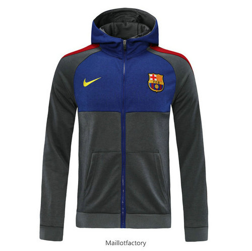 Achat Veste a Capuche Barcelone 2019/20 Gris-Bleu