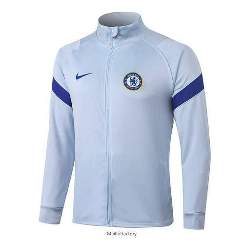 Achetez Veste Chelsea 2020/21 Col Haut Gris clair