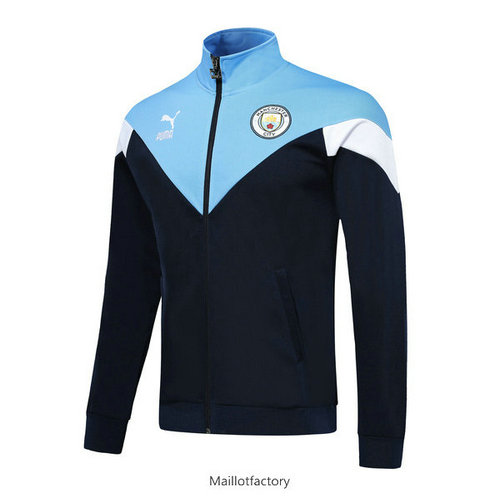 Achetez Veste Manchester City 2019/20 Bleu Clair/Bleu Marine