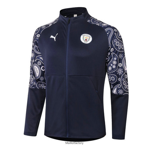 Soldes Veste Manchester City 2020/21 Bleu Marine