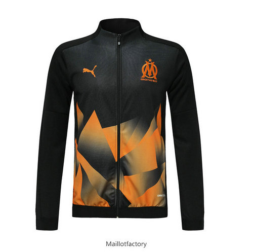 Pas cher Veste Marseille 2019/20 Noir/Orange