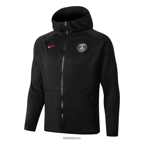 Achat Veste a Capuche PSG 2019/20 Noir