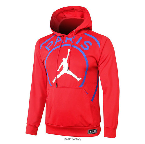 Vente Veste a Capuche PSG Jordan 2020/21 Rouge