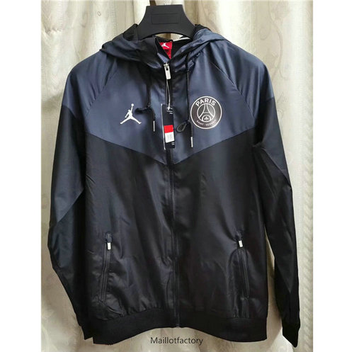 Pas cher Coupe vent PSG 2019/20 Gris/Noir