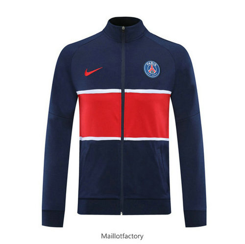 Achetés Veste a Capuche PSG 2020/21 Bleu Marine/Rouge