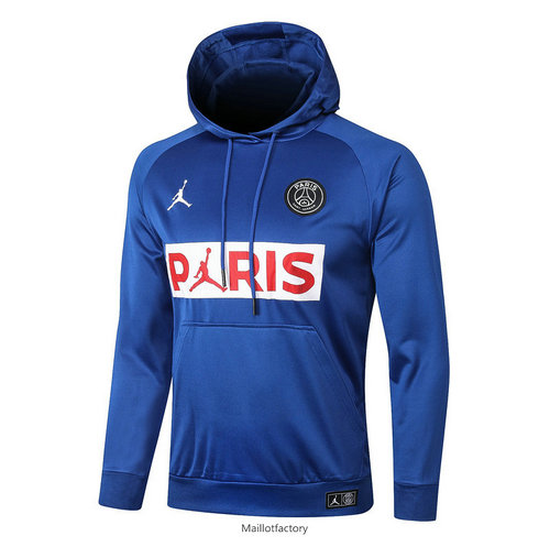 Prix Veste a Capuche PSG Jordan 2020/21 Bleu/Blanc