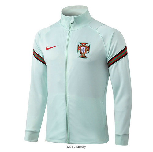 Achetez Veste Portugal 2020/21 Vert Clair Col Haut