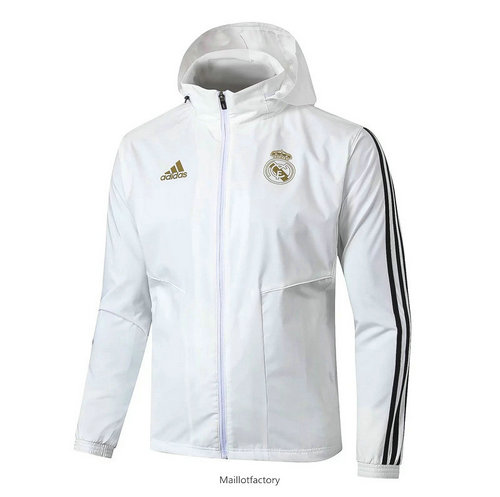 Soldes Coupe vent Real Madrid 2019/20 Blanc/Noir