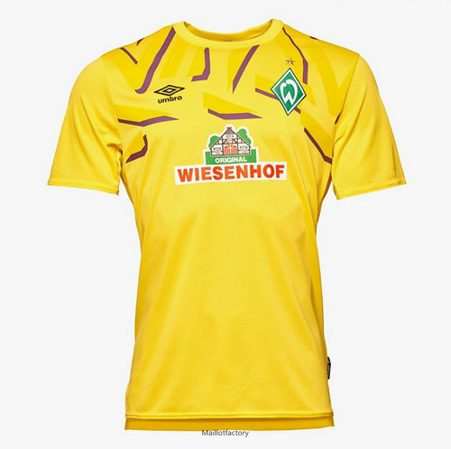 Vente Maillot du Werder Brême 2019/20 Gardien De But Jaune